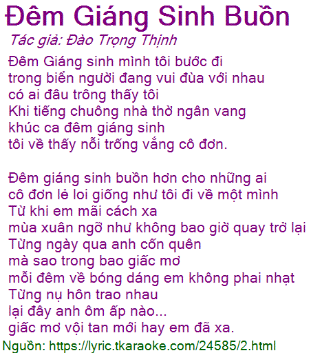 Dem Giang Sinh Buon